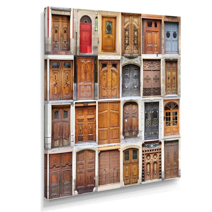 Art Nouveau Doors - Vintage Living Room Wall Decor
