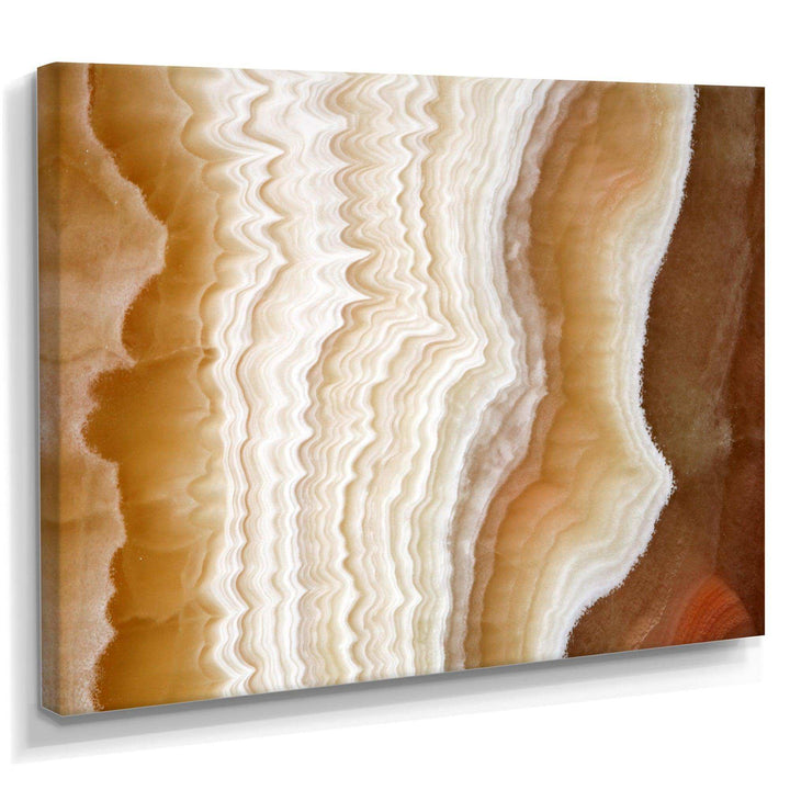 Marbled Stone Layers - Traditional Living Room Wall Decor