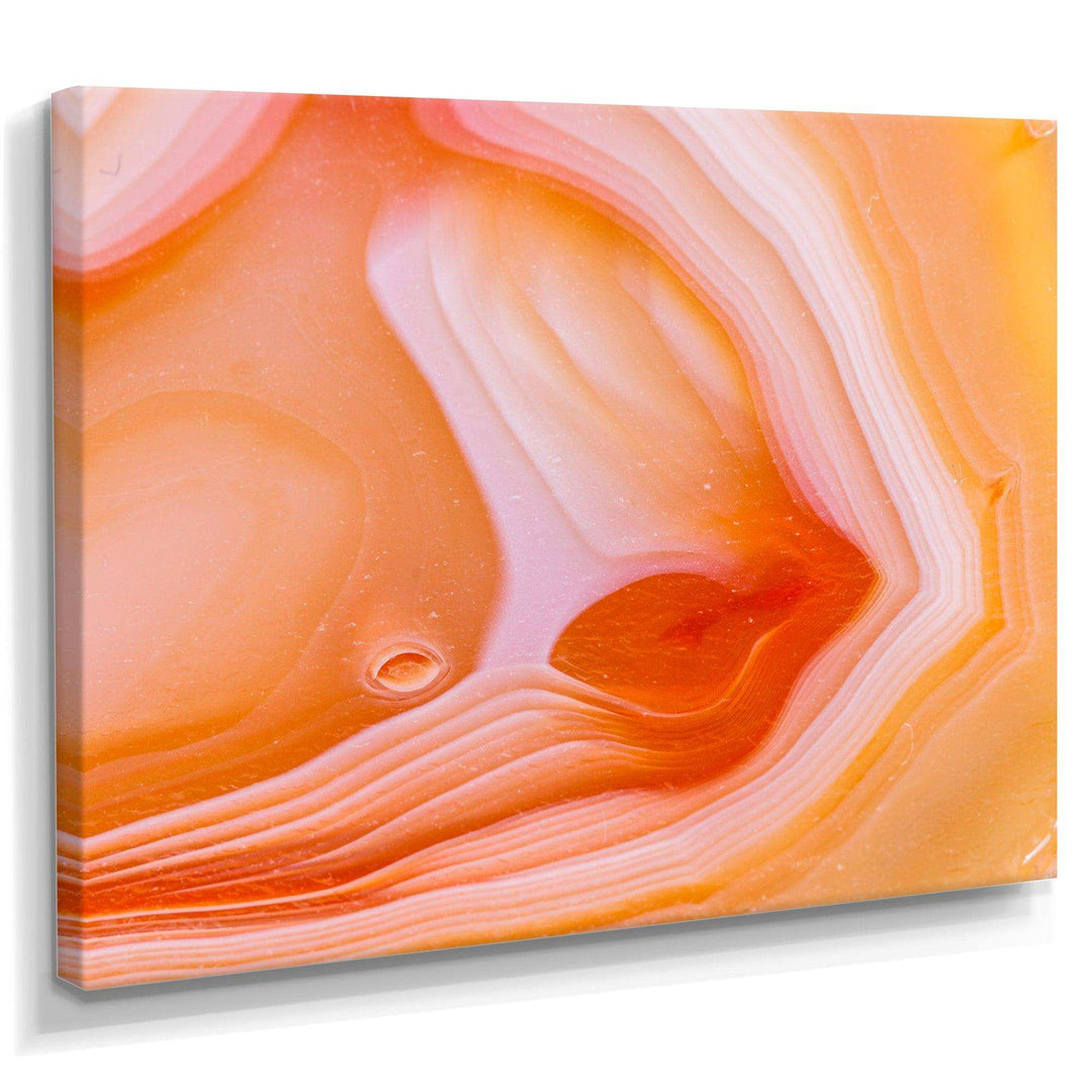 Mineral Orange Agate - Mid-Century Modern Wall Art Prints