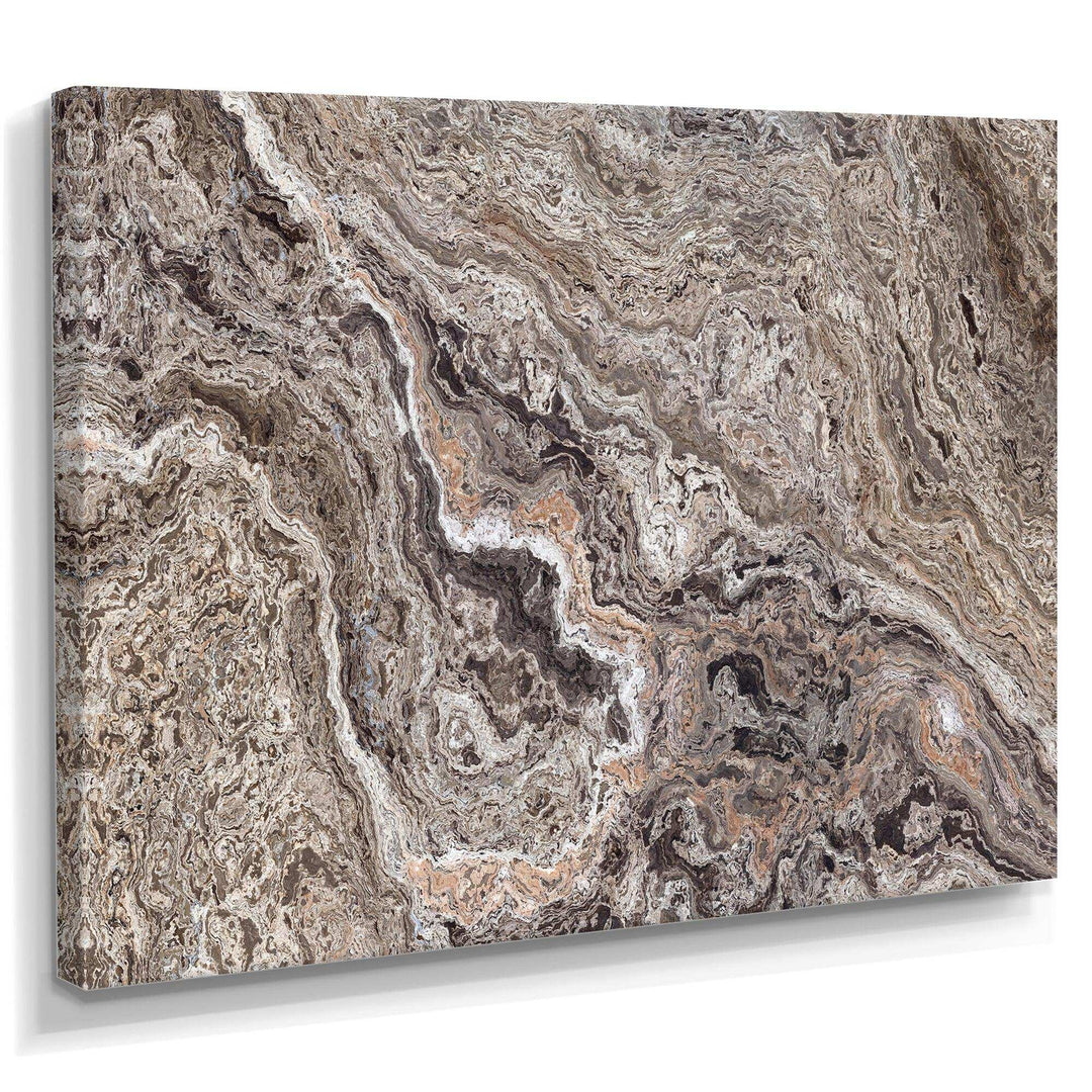 Onyx Travertine Tile - Mid-Century Modern Canvas Wall Art