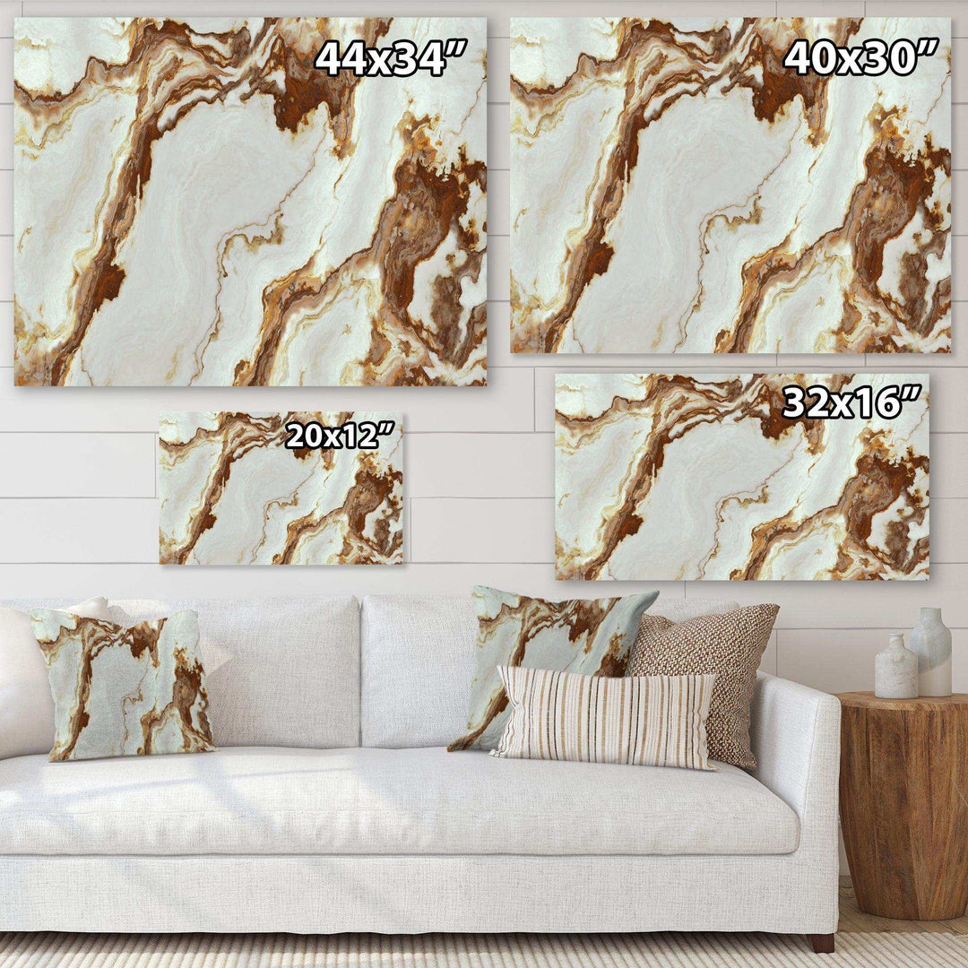 Natural Onyx Texture - Mid-Century Modern Bedroom Wall Art