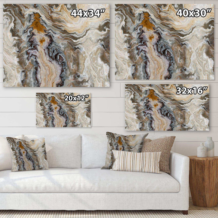 Onyx detail Composition - Mid-Century Modern Bedroom Wall Art
