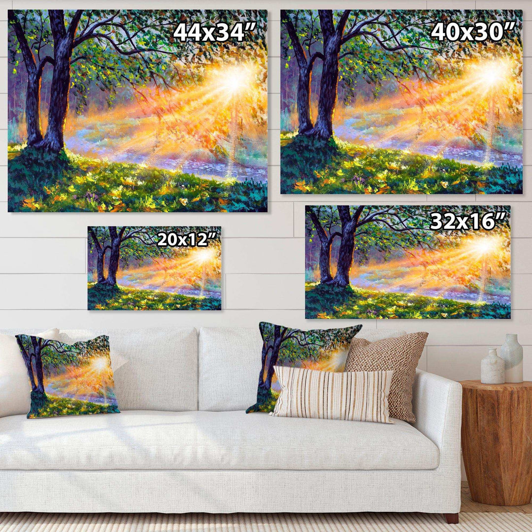 Dawn Sunshine Light By The River