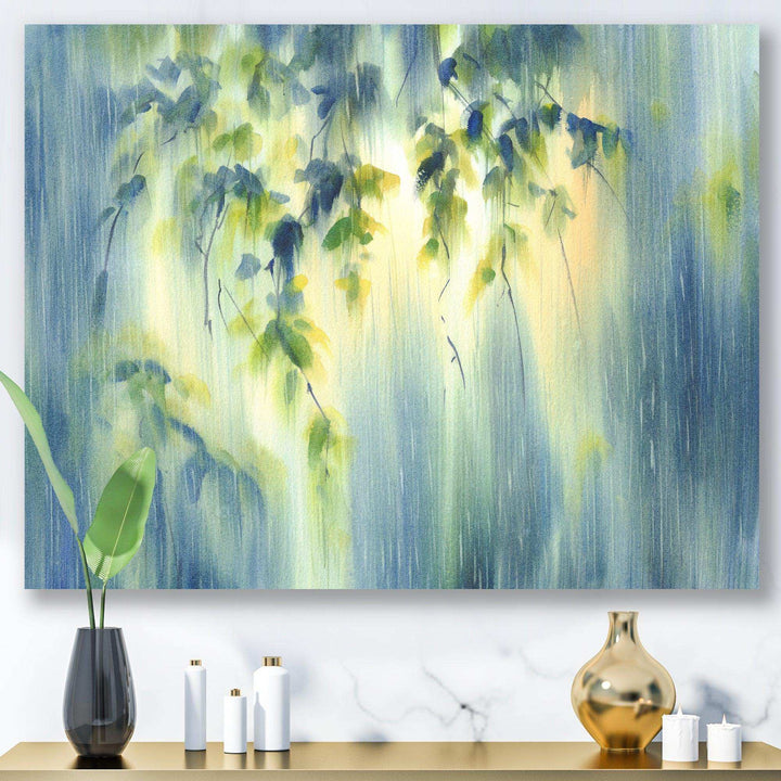 RaIn Falling Down In Green Lit Forest II