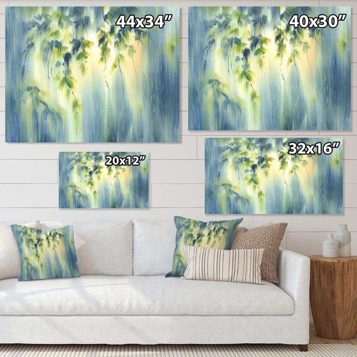 RaIn Falling Down In Green Lit Forest II