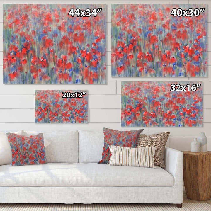 Poppy Flower Fields Forever I