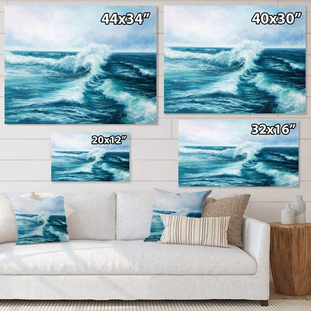 Wild Blue Ocean Waves II