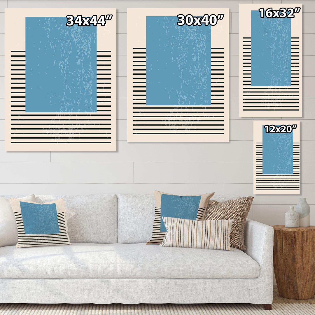 Minimal Geometric Compostions Of Elementary Forms XII - Modern Canvas Wall Art