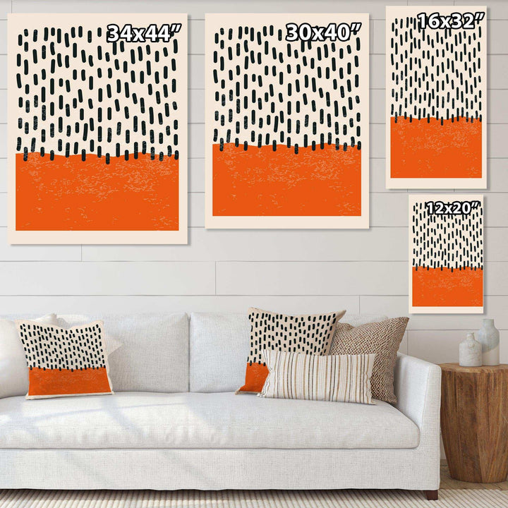 Minimal Geometric Compostions Of Elementary Forms XVII - Modern Living Room Wall Decor