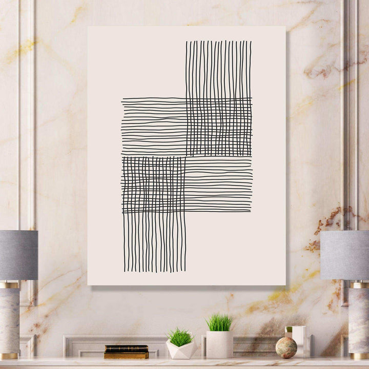 Minimal Geometric Compostions Of Elementary Forms XIX - Modern Bedroom Wall Art