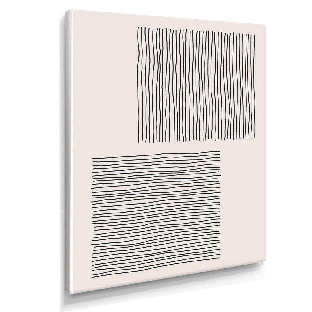 Minimal Geometric Compostions Of Elementary Forms XX - Modern Bedroom Wall Art