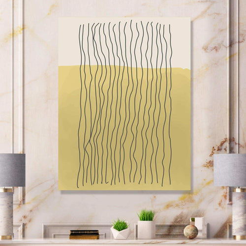Minimal Geometric Compostions Of Elementary Forms XXXII - Modern Living Room Wall Decor