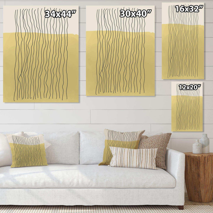 Minimal Geometric Compostions Of Elementary Forms XXXII - Modern Living Room Wall Decor
