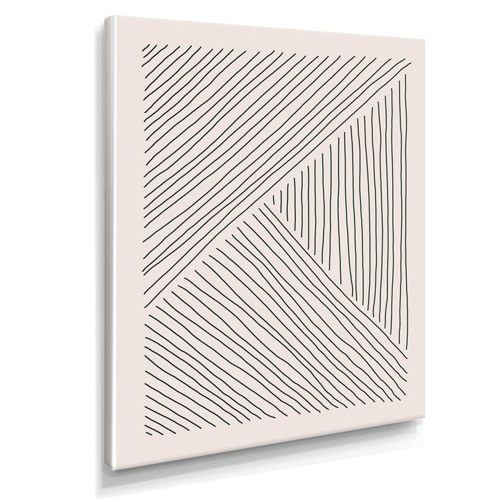 Minimal Geometric Lines II - Modern Bedroom Wall Art
