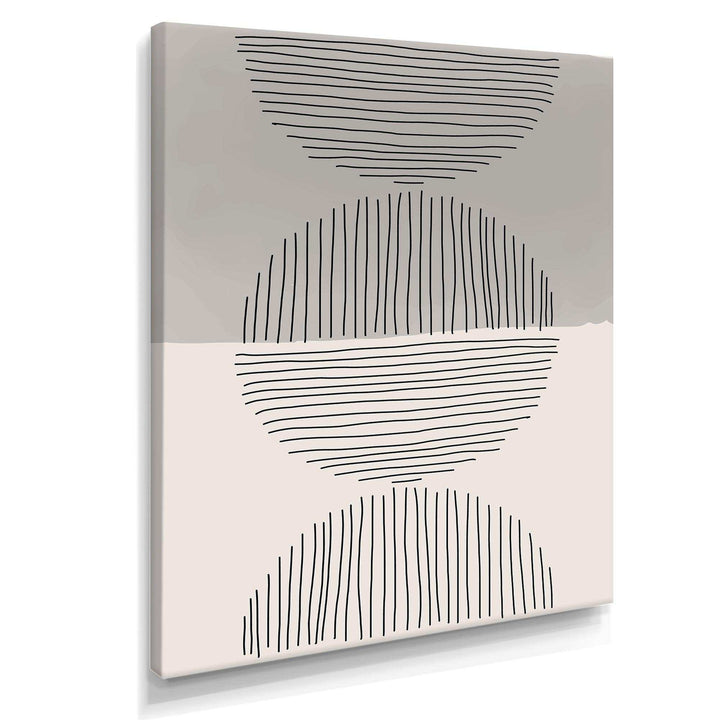 Minimal Geometric Lines And Circle IX - Modern Wall Art Prints