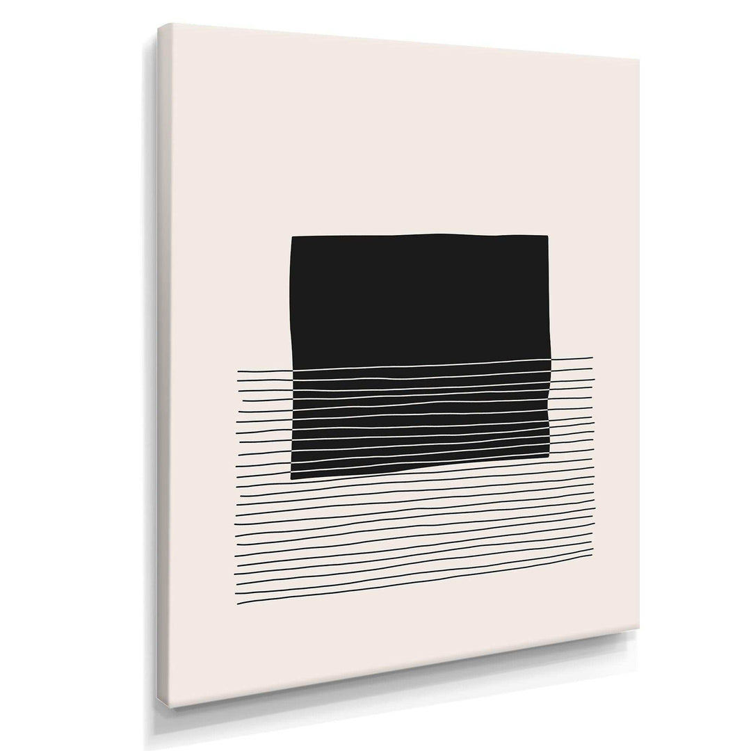 Minimal Geometric Lines And Squares VIII - Modern Canvas Wall Art