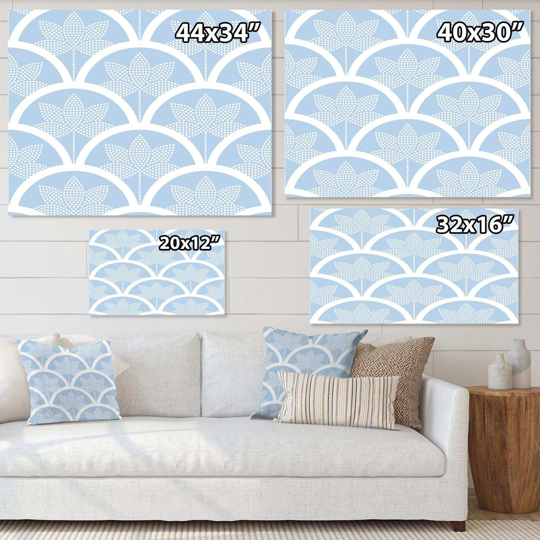 Japanese style Half-circle pattern - Living Room Wall Decor