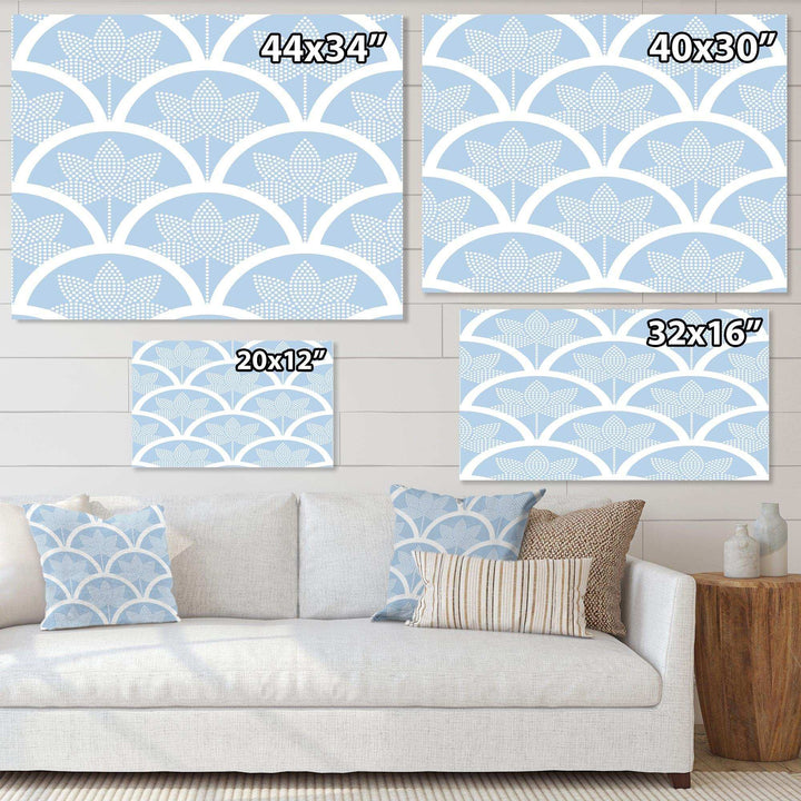Japanese style Half-circle pattern - Living Room Wall Decor