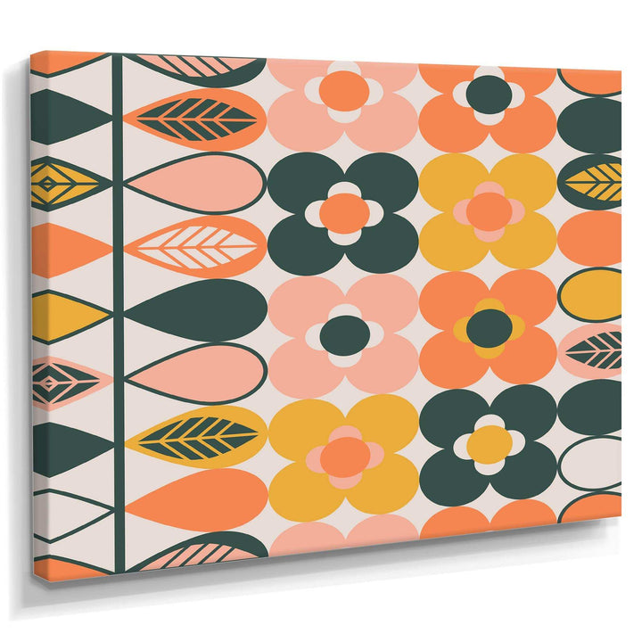 Botanical Retro Design I - Bedroom Wall Art