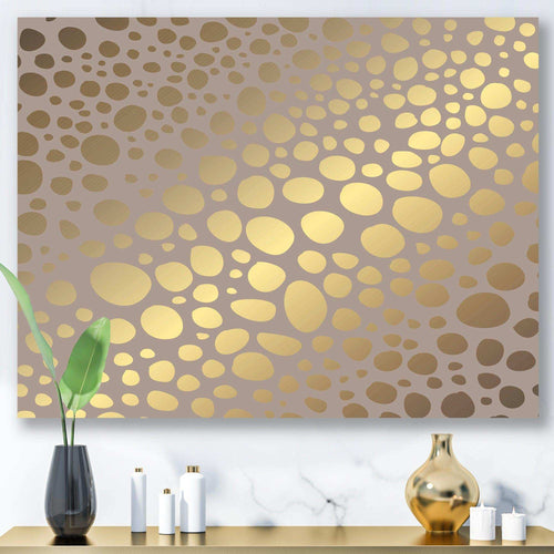 Golden Marble Design III - Canvas Wall Art