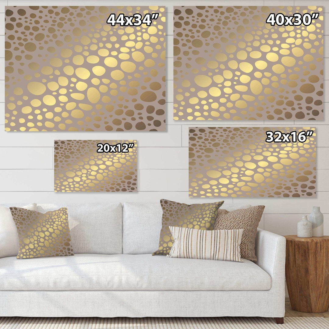 Golden Marble Design III - Canvas Wall Art