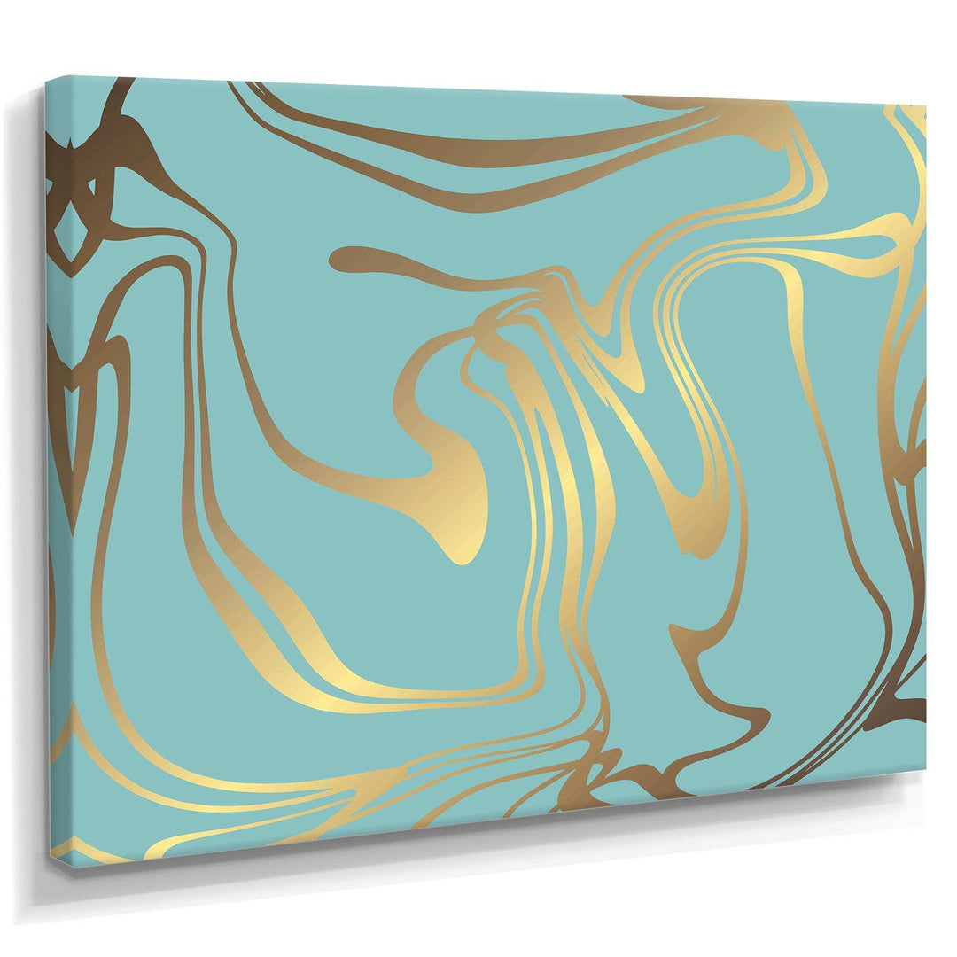Golden Marble Design I - Wall Art Prints
