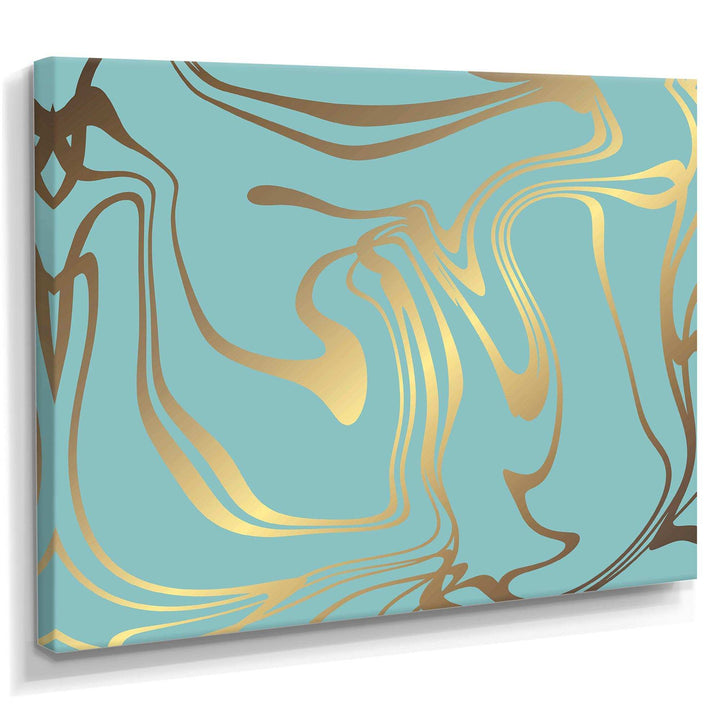 Golden Marble Design I - Wall Art Prints