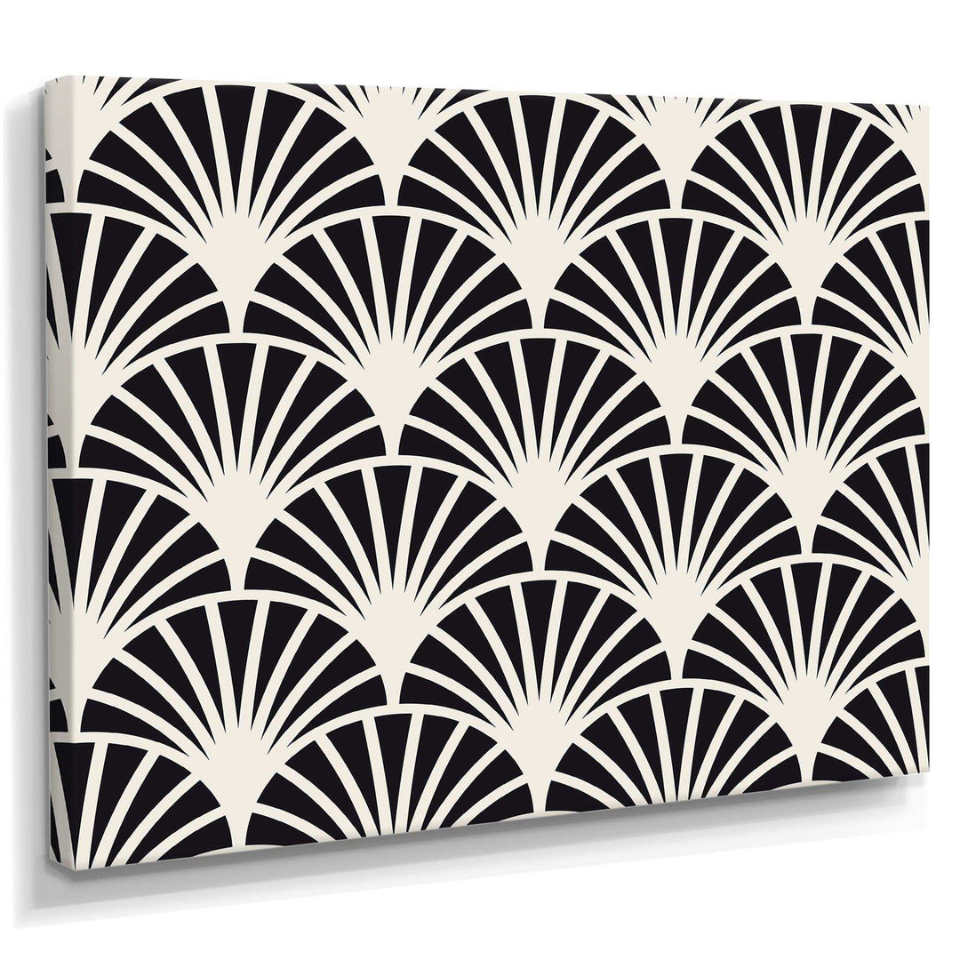 Retro Art Deco Waves I - Wall Art Prints