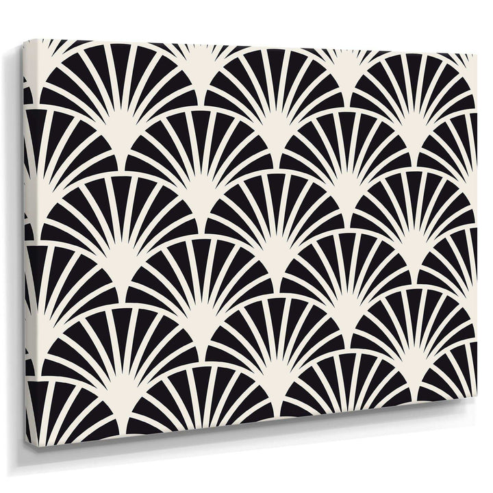 Retro Art Deco Waves I - Wall Art Prints