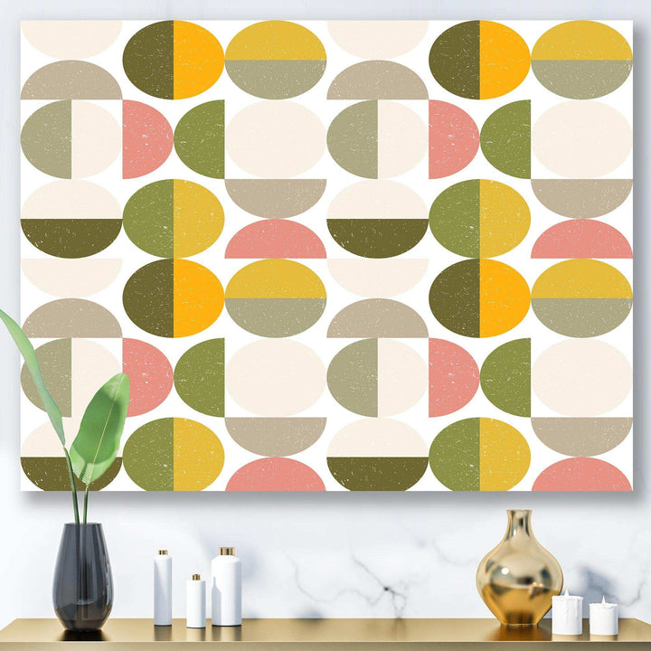 Vintage Circular Design I - Canvas Wall Art