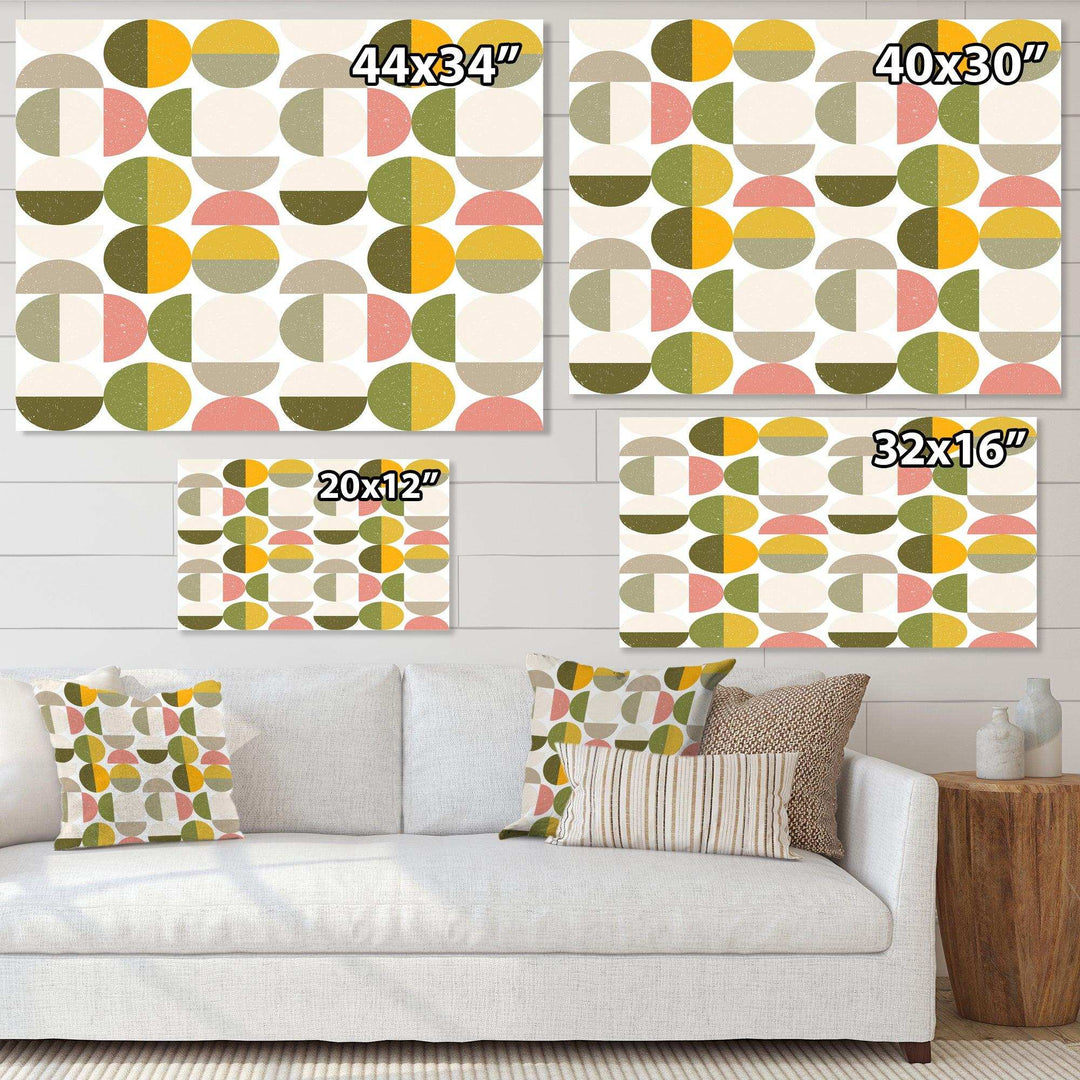 Vintage Circular Design I - Canvas Wall Art