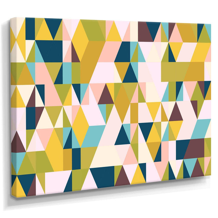 Triangular Retro Design I - Living Room Wall Decor