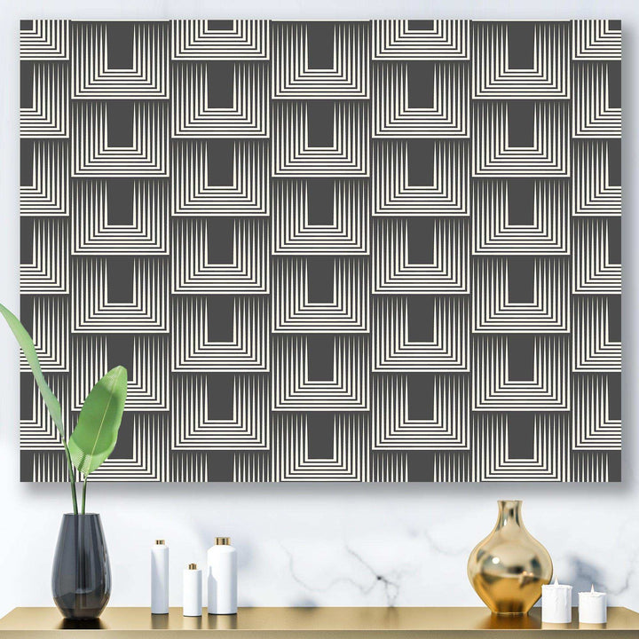 Mimimal Black and White Design I - Living Room Wall Decor
