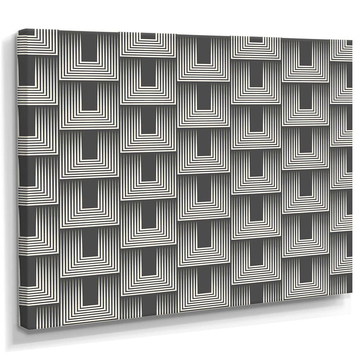 Mimimal Black and White Design I - Living Room Wall Decor
