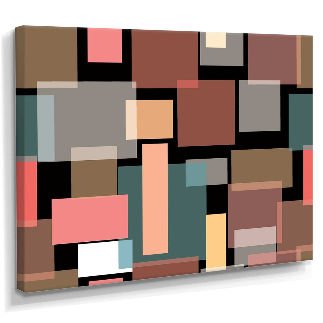 Retro Square Design II - Wall Art Prints