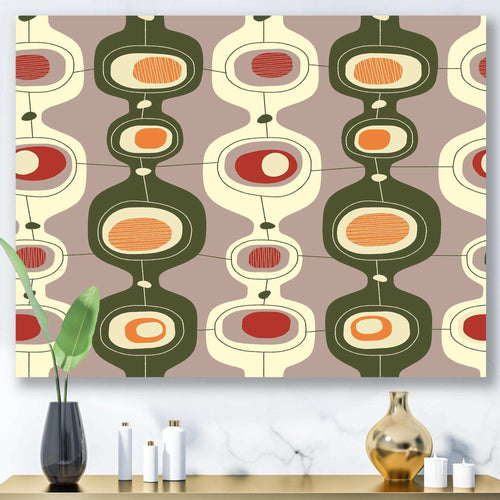 Retro Abstract Design X - Canvas Wall Art