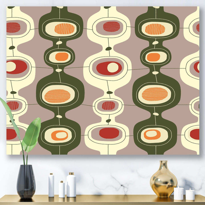 Retro Abstract Design X - Canvas Wall Art