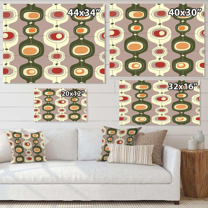 Retro Abstract Design X - Canvas Wall Art