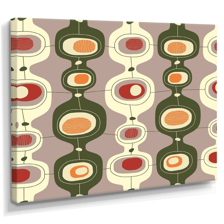 Retro Abstract Design X - Canvas Wall Art