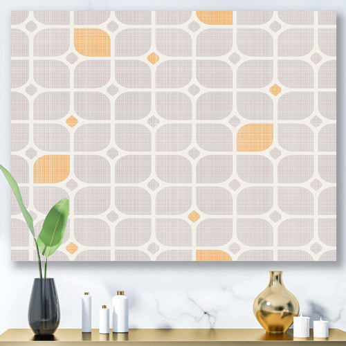 Retro Geometrical Pattern II - Canvas Wall Art
