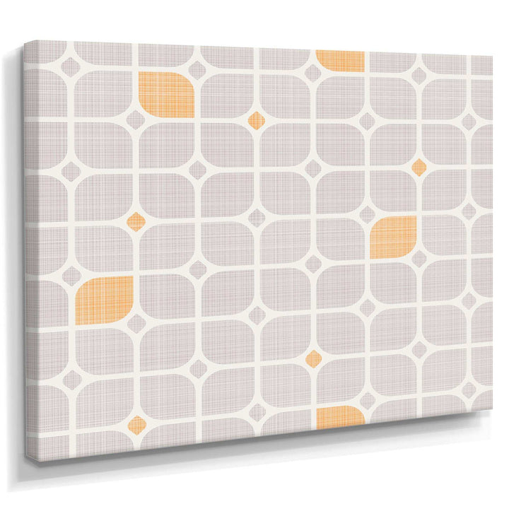 Retro Geometrical Pattern II - Canvas Wall Art