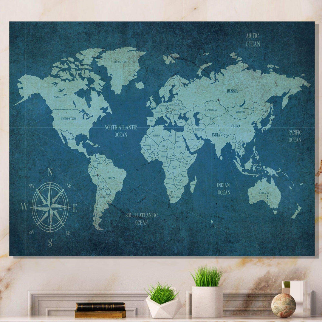 Slate World Map II