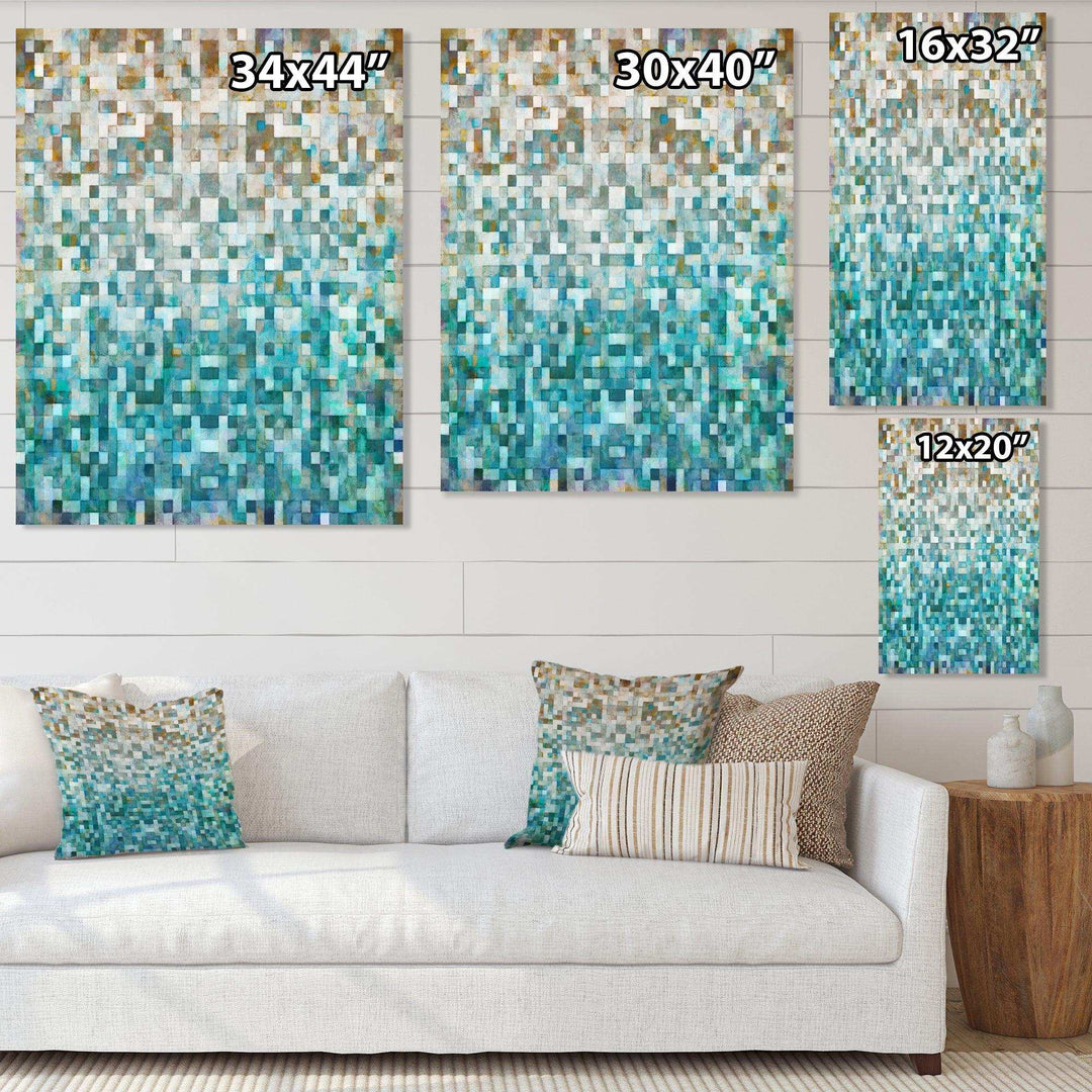 Blocked Abstract II - Canvas Wall Art