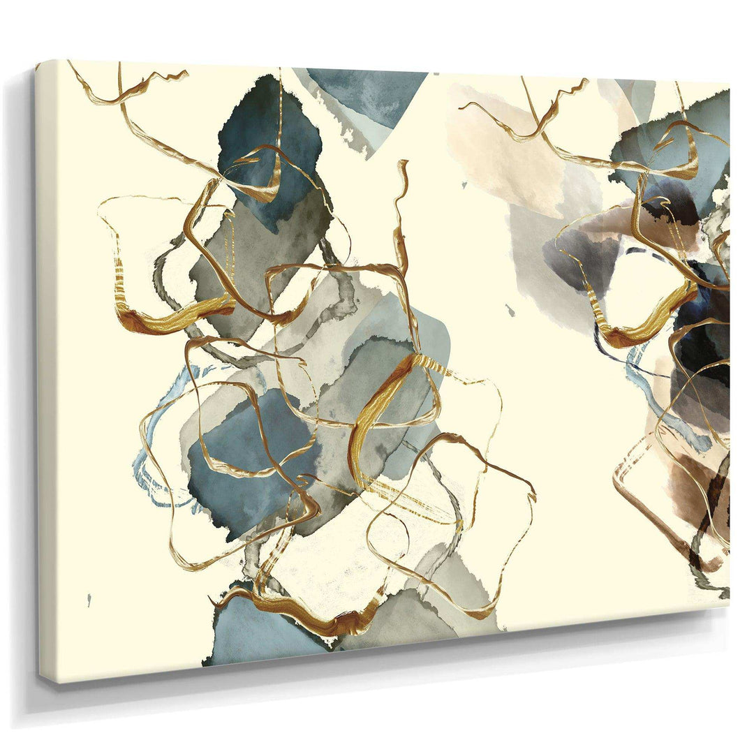 Gold Glam Squares VI - Bedroom Wall Art