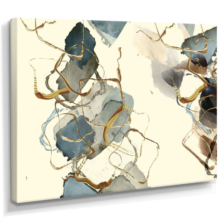 Gold Glam Squares VI - Bedroom Wall Art