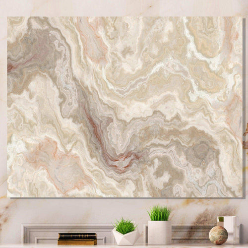 White Onyx Natural White Marble - Wall Art Prints