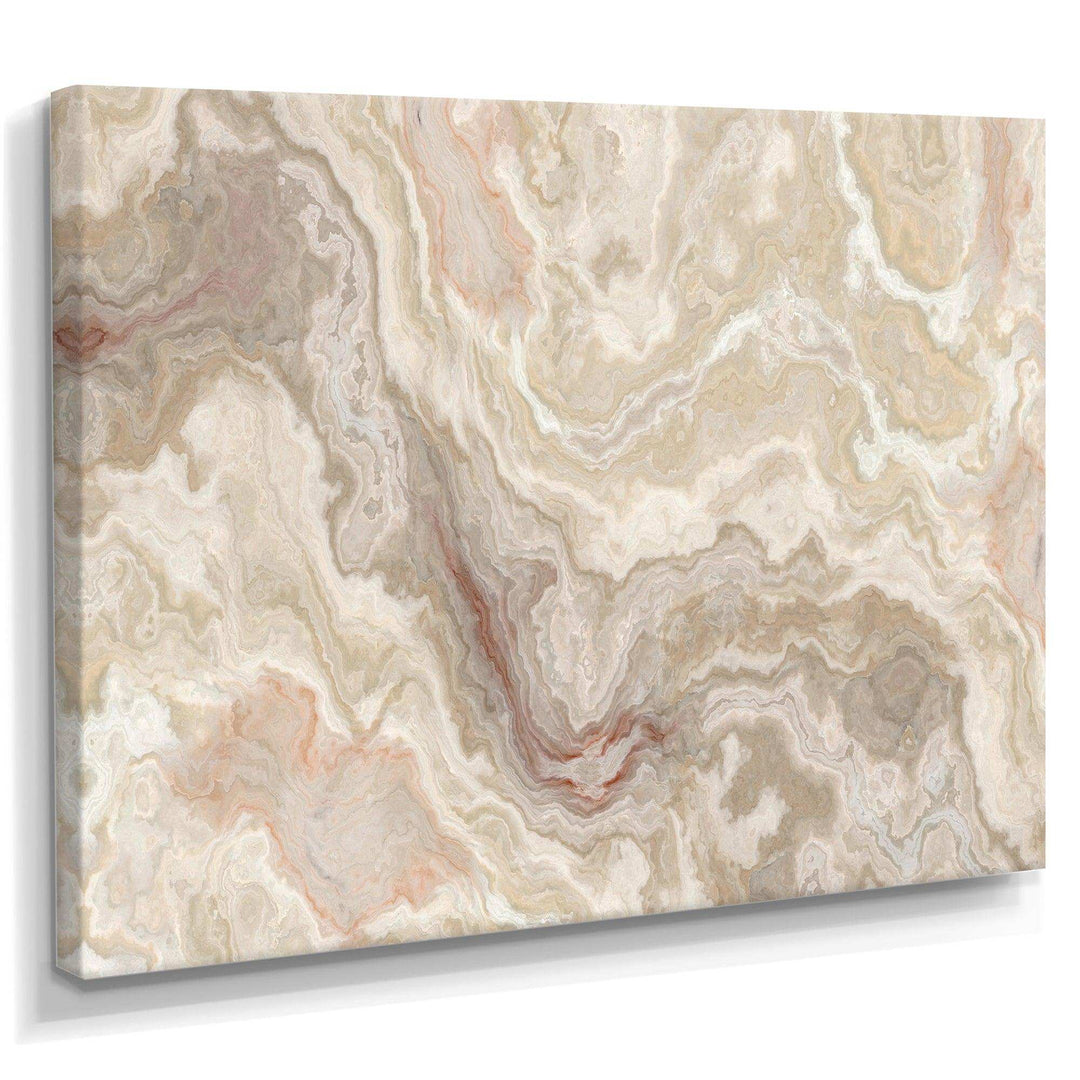 White Onyx Natural White Marble - Wall Art Prints