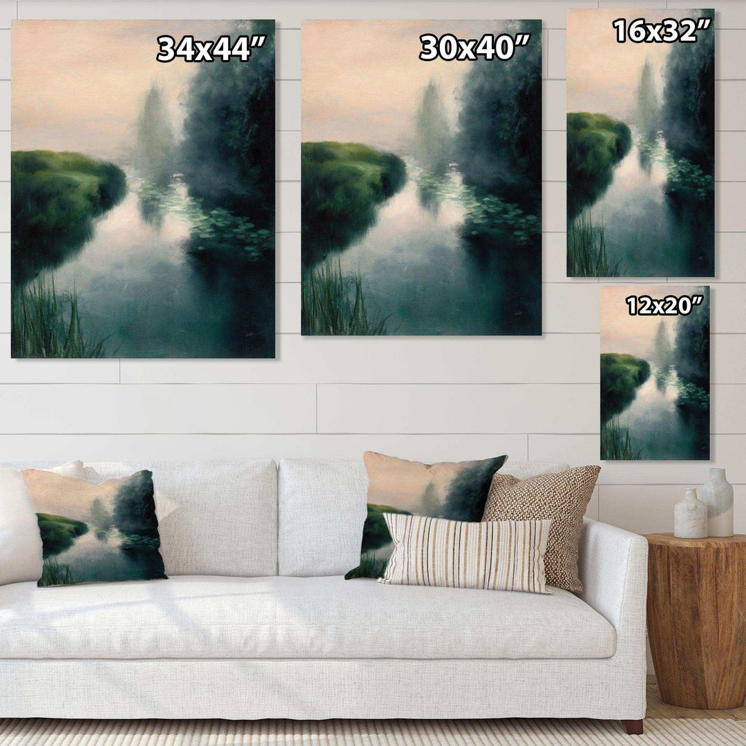 Twilight Fog Lakeshore