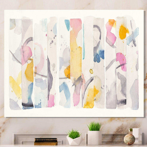Multi-Color Geometric Bars II - Modern Wall Art Prints