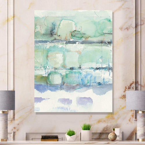 Blue Abstract Panel I - Modern Canvas Wall Art